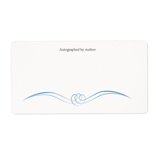 Automatisch gegraveerd door Auteur-bladwijzer Etiket (Voorkant)