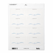 Automatisch gegraveerd door Auteur-bladwijzer Etiket (Full Sheet)