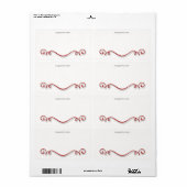 Automatisch gegraveerd door Auteur-bladwijzer Etiket (Full Sheet)