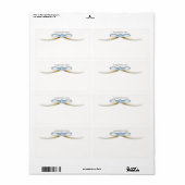 Automatisch gegraveerd door Auteur-bladwijzer Etiket (Full Sheet)