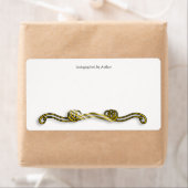 Automatisch gegraveerd door Auteur-bladwijzer Etiket (Insitu)