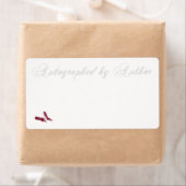 Automatisch gegraveerd door Auteur-bladwijzer Etiket (Insitu)