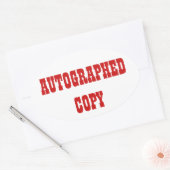 Automatisch gegraveerd kopiëren - Ovale Stickers ( (Envelop)