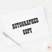 Automatisch gegraveerd kopiëren - Ovale Stickers ( (Envelop)