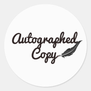 Automatisch gegraveerde kopieersticker ronde sticker