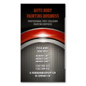 Automatisch hoofdschilderen | Beroepsbeoefenaars Visitekaartje Magneet (Voorkant Verticaal)