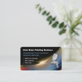 Automatisch hoofdschilderen | Moderne beroepen Visitekaartje (Staand voorkant)