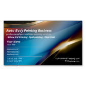 Automatisch hoofdschilderen | Moderne beroepsbeoef Magnetisch Visitekaartje (Voorkant)