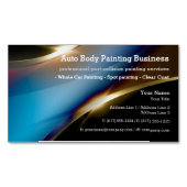 Automatisch hoofdschilderen | Moderne beroepsbeoef Visitekaartje Magneet (Voorkant)