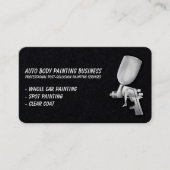 Automatisch hoofdschilderen | Professioneel Visite Visitekaartje (Voorkant)