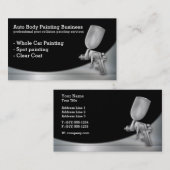 Automatisch hoofdschilderen | Professioneel Visite Visitekaartje (Voorkant / Achterkant)