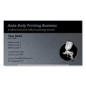 Automatisch hoofdschilderen | Professionele platin Magnetisch Visitekaartje (Voorkant)