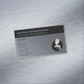 Automatisch hoofdschilderen | Professionele platin Magnetisch Visitekaartje (Voorbeeld)