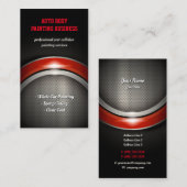 Automatisch hoofdschilderen | Retro-auto's Visitekaartje (Voorkant / Achterkant)