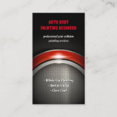 Automatisch hoofdschilderen | Retro-auto's Visitekaartje (Voorkant)