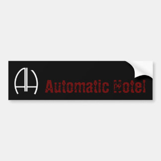 Automatisch hotel bumpersticker