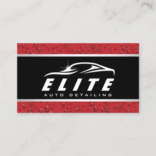 Automatisch informatie over het wassen van automat visitekaartje (Voorkant)