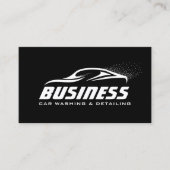 Automatisch informatie over zwarte wolkenvlekken v visitekaartje (Voorkant)