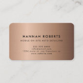 Automatisch informeren, automatisch repareren van  visitekaartje (Voorkant)