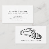 Automatisch informeren, automatisch repareren van  visitekaartje (Voorkant / Achterkant)