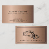 Automatisch informeren, automatisch repareren van  visitekaartje (Voorkant / Achterkant)