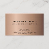 Automatisch informeren, automatisch repareren van  visitekaartje (Voorkant)