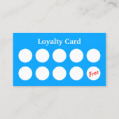 Automatisch informeren van autocarautoloyaliteit P Visitekaartje (Achterkant)