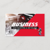 Automatisch informeren van de rode reiniging van d visitekaartje (Voorkant)