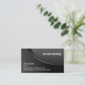 Automatisch informeren van moderne auto's visitekaartje (Staand voorkant)