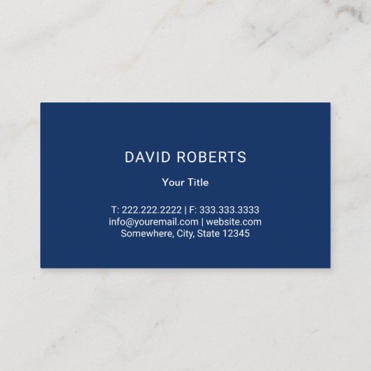 Automatisch informeren van motorwagenwasblauw visitekaartje (Achterkant)