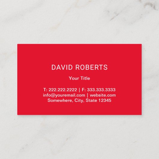 Automatisch informeren van professionele wasmachin visitekaartje (Achterkant)