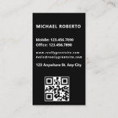 Automatisch informeren van professionele wasmachin visitekaartje (Achterkant)