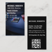 Automatisch informeren van professionele wasmachin visitekaartje (Voorkant / Achterkant)