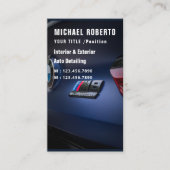 Automatisch informeren van professionele wasmachin visitekaartje (Voorkant)