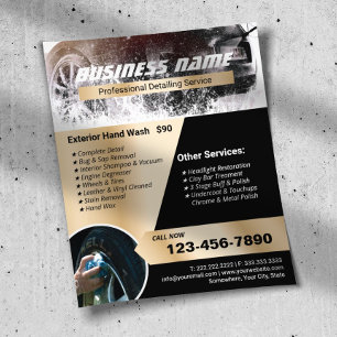 Automatisch informeren van professionele wasprogra flyer