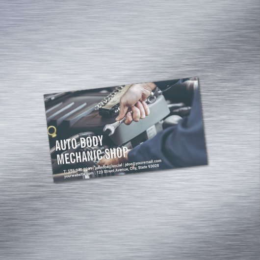 Automatisch lichaam kopen | Mechanisch werk Magnetisch Visitekaartje (Voorbeeld)