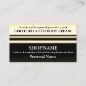 Automatisch lichaam kopen visitekaartje (Voorkant)