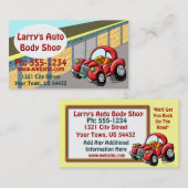 Automatisch lichaam kopen visitekaartje (Voorkant / Achterkant)