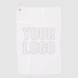 Automatisch logo lichter maken voor achtergrond golfhanddoek