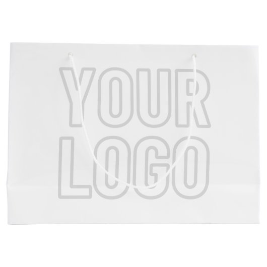 Automatisch logo lichter maken voor achtergrond groot cadeauzakje (Achterkant)