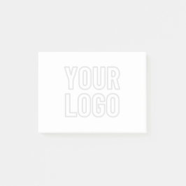 Automatisch logo lichter maken voor achtergrond post-it® notes