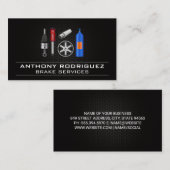 Automatisch mechanisch | Auto-onderdelen Visitekaartje (Voorkant / Achterkant)