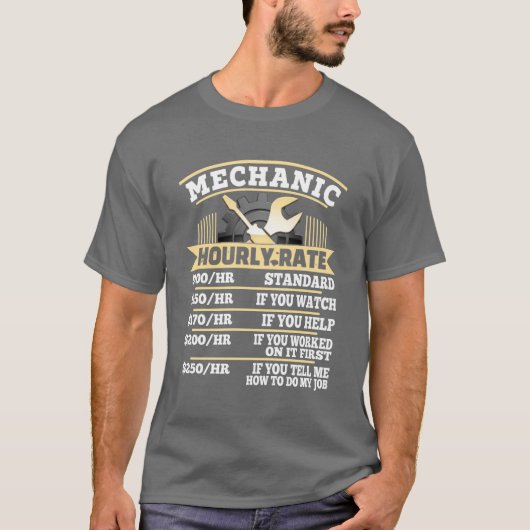 Automatisch mechanisch t shirt (Voorkant)