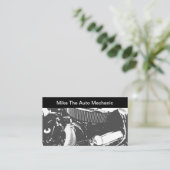 Automatisch mechanisch thema visitekaartje (Staand voorkant)