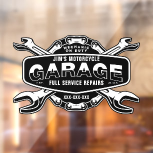 Automatisch motorfietsproces aanpassen raamsticker