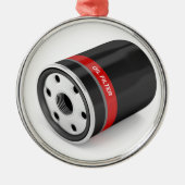 Automatisch oliefilter metalen ornament (Voorkant)