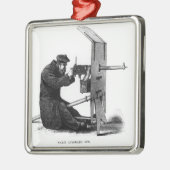 Automatisch Pistool Maxim Metalen Ornament (Links)