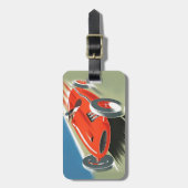 automatisch racen bagagelabel (Voorkant verticaal)