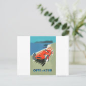  automatisch racen briefkaart (Staand voorkant)