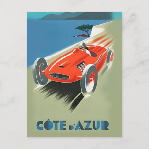 automatisch racen briefkaart